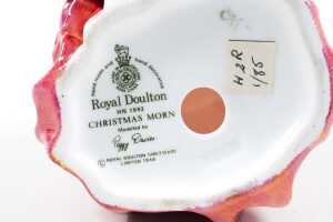Two Royal Doulton porcelain figures including Top O' the Hill and Christmas Morn - 5