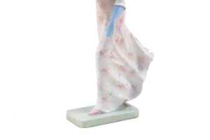 Royal Doulton 'Windflower' porcelain lady figure, 1940s - 3