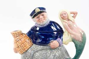 Royal Doulton Old Salt porcelain character teapot - 2