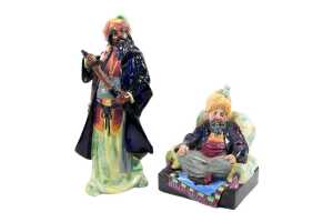 Two Royal Doulton porcelain figures