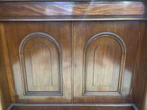 Victorian mahogany breakfront sideboard - 5