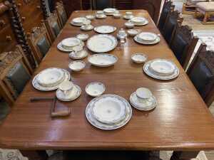 Antique 11 piece dining suite - 2