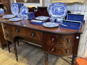 Regency flame mahogany sideboard - 2