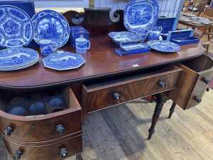 Regency flame mahogany sideboard - 3
