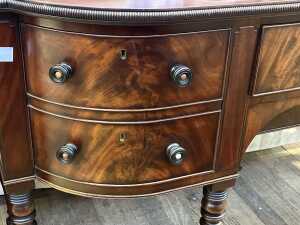 Regency flame mahogany sideboard - 5