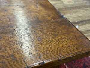 Provincial style oak coffee table - 6