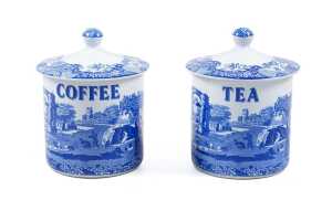 Spode 'Italian' blue and white porcelain kitchenware - 3