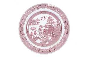 Four Spode 'Georgian Cranberry' re-issue cabinet plates in original boxes - 5