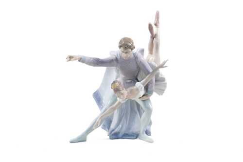 Lladro 'Pas de Deux' porcelain figure