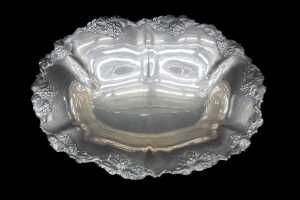 Antique silver plated cruet set, together with three other silver plated pieces - 4