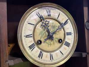 Antique Viennese style wall clock - 3