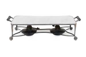 Antique Australian-made silver-plated food warmer - 4