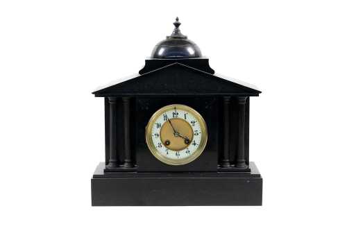 Antique French slate mantel clock