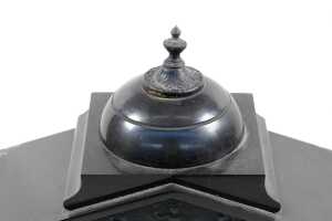 Antique French slate mantel clock - 3