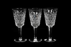 Waterford 'Alana' crystal decanter and two sets of six glasses - 3
