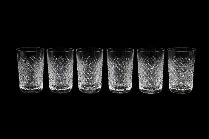 Waterford 'Alana' set of six crystal 10oz tumblers
