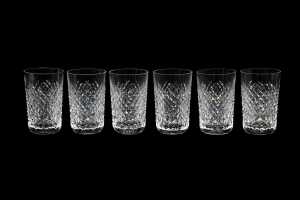 Waterford 'Alana' set of six crystal 10oz tumblers