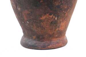 Antique Asian brown-glazed terracotta pot - 3