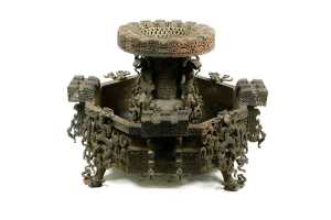 Chinese Warring States-style bronze Zun-Pan