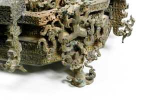 Chinese Warring States-style bronze Zun-Pan - 4