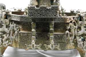 Chinese Warring States-style bronze Zun-Pan - 5