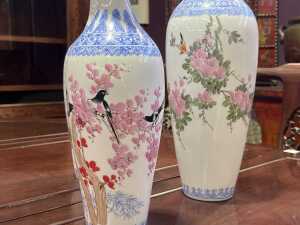 Three Chinese eggshell porcelain vases - 2