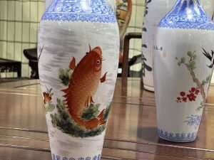 Three Chinese eggshell porcelain vases - 3
