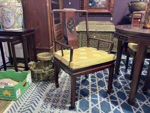 Chinese rosewood nine piece dining suite - 3