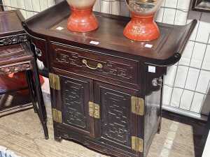 Chinese rosewood altar cabinet - 2