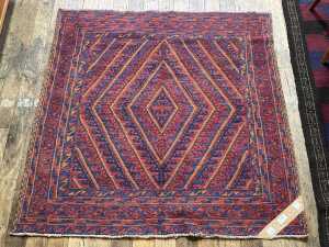 Afghan Mashwani hand knotted wool rug