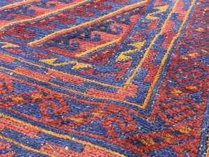Afghan Mashwani hand knotted wool rug - 3