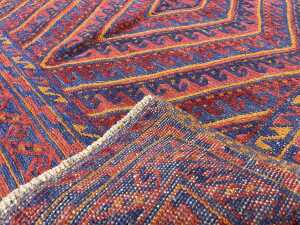 Afghan Mashwani hand knotted wool rug - 4