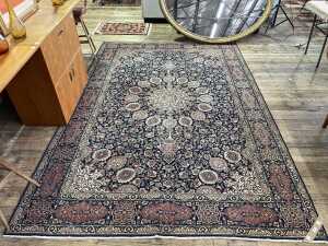 Persian hand-knotted wool rug