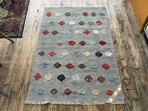 Afghan Berjesta Kilim hand knotted rug