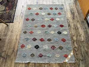 Afghan Berjesta Kilim hand knotted rug