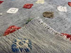 Afghan Berjesta Kilim hand knotted rug - 4