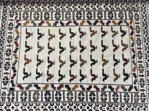 Afghan Soumak hand knotted rug - 2
