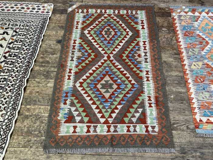 Afghan Kilim hand knotted rug