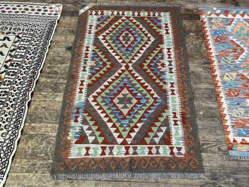 Afghan Kilim hand knotted rug