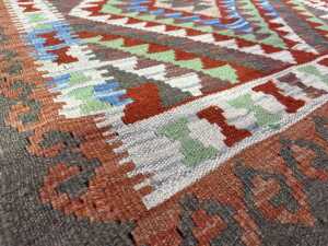 Afghan Kilim hand knotted rug - 3