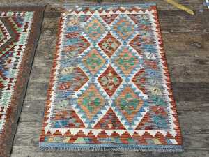 Afghan Kilim hand knotted rug