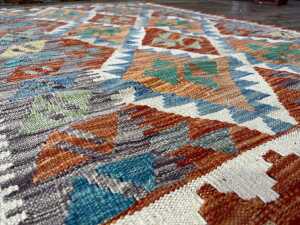 Afghan Kilim hand knotted rug - 3