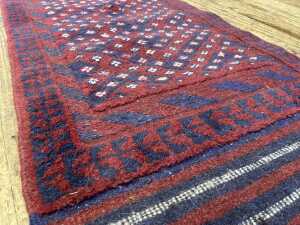 Afghan Mashwani hand knotted runner - 3