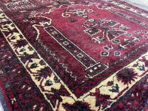 Afghan Kabul hand knotted prayer rug, - 3