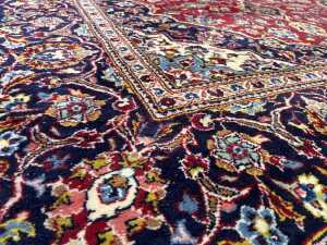 Persian Kashan hand knotted rug - 3