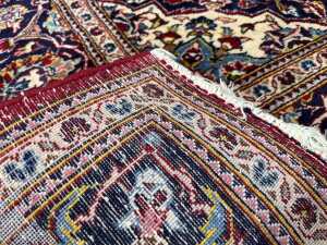 Persian Kashan hand knotted rug - 4