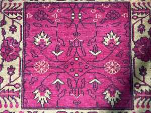Persian Hamadan hand knotted rug - 2