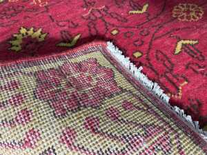 Persian Hamadan hand knotted rug - 4