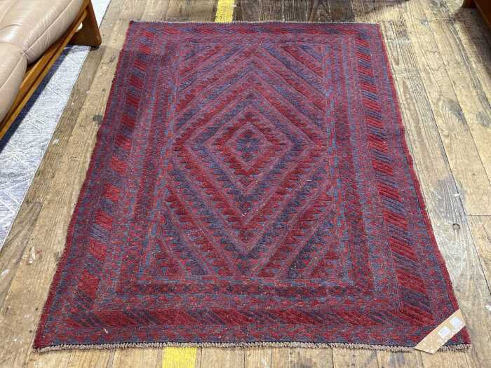 Afghan Mashwani hand knotted rug