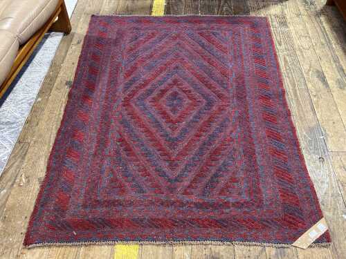 Afghan Mashwani hand knotted rug